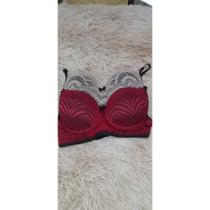 KIT 2 Sutias tops de renda com bojo com elástico largo reforçado colchete duplo reforçado e arco de