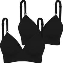 Kit 2 Sutiãs Trifil Daily Reforçado C/ Bojo Microfibra Sem Aro Alta Sustentação Alça Com Regulagem Kit 2 Sutiãs Trifil Daily Reforçado C/ Bojo Microfibra Sem Aro Alta Sustentação Alça Com Regulagem