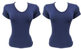 Kit 2 T-Shirt Blusinha Feminina