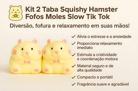 Kit 2 Tab Squishy Hamster Taba Squishies Bichinho De Apertar