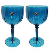 Kit 2 Taça Acrílico Cristal 480Ml Liv Gin Drinks ul