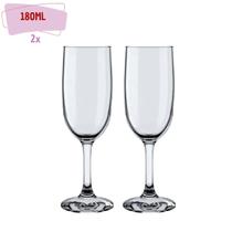 Kit 2 Taça de Chamapanhe Cristal espumante Casamento 180ml Kit 2 Taça de Chamapanhe Cristal espumante Casamento 180ml