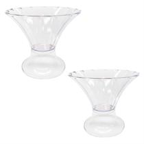 Kit 2 Taça Diamante Exclusive Com Pé 2,3l Transparente Festa
