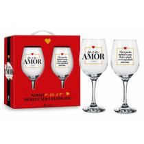 Kit 2 Taça Na Caixa Meu Amor Dia Especial Presente - BrasFoot