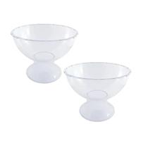 Kit 2 Taça P/sobremesa Gourmet 2,8L Acrílico Confeitaria Kit 2 Taça P/sobremesa Gourmet 2,8L Acrílico Confeitaria