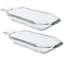 Kit 2 Taça Travessa Banana Split Sorvete Moderna Vidro 200ml Kit 2 Taça Travessa Banana Split Sorvete Moderna Vidro 200ml