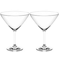 Kit 2 Taças Cristal 210ml para Martini Copo Dry Drinks Coquetel Haus Concept