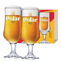 Kit 2 Taças de Vidro Polar Para Cerveja 370ml Licenciado - Ruvolo