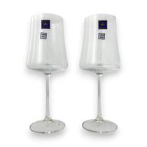 Kit 2 Taças de Vinho Branco Cristal Bohemia 360ml Linha Xtra Kit 2 Taças de Vinho Branco Cristal Bohemia 360ml Linha Xtra