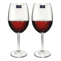 Kit 2 Taças De Vinho Cristal Bohemia Colibri 580 Ml