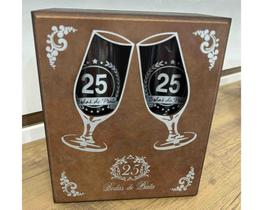 Kit 2 Taças Floripa Bodas de Prata 25 Anos Camargo Center