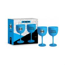 Kit 2 Taças Gin Grêmio Tricolor Plástico 580ml Licenciado Kit 2 Taças Gin Grêmio Tricolor Plástico 580ml Licenciado