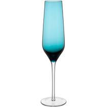 Kit 2 Taças para Champanhe Ballet de Vidro Azul 195ml Kit 2 Taças para Champanhe Ballet de Vidro Azul 195ml
