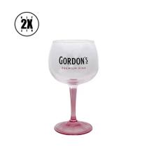 Kit 2 Taças para Gin Gordon's 600ml Original Amarelo Rosa Kit 2 Taças para Gin Gordon's 600ml Original Amarelo Rosa