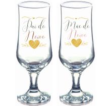 Kit 2 Taças Personalizada Pai Mãe da Noiva Mãe do Noivo Presente Casamento Madrinha Padrinho