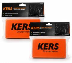 Kit 2 Taco Clay Bar Universal Kers Pintura Automotiva Descontaminação Kit 2 Taco Clay Bar Universal Kers Pintura Automotiva Descontaminação