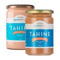 Kit 2 Tahine Sésamo Real: Tradicional 320g, Integral 350g