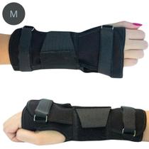 Kit 2 Talas Ortopédica Bilateral Mão Pulso Artrite Tendinite Órtese Lesões Punho Ajustável Unicenter 20cm M / G