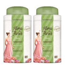 Kit 2 Talco Alma De Flores Tradicional 100G - Memphis