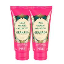 Kit 2 Talco Cremoso Creme Anti-transpirante Granado Pés Axilias Pink 100g Kit 2 Talco Cremoso Creme Anti-transpirante Granado Pés Axilias Pink 100g