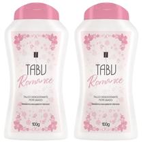 Kit 2 Talco Desodorante Perfumado Tabu Romance 100G - Dana