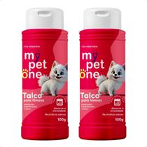 Kit 2 Talco Higienico Perfumado 100G Para Cães Femea Mypetone Kit 2 Talco Higienico Perfumado 100G Para Cães Femea Mypetone