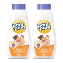 Kit 2 Talco Infantil 200ml - Pom Pom