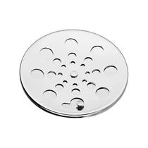 Kit 2 Tampa Ralo Grelha Redonda 10x10 Com Fecho Rotativo Abre E Fecha Em Aço Inox