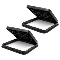 Kit 2 Tampa Tampão Caixa Inspeção Gordura Articulado Roma 30x30