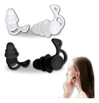 Kit 2 Tampão De Ouvido Protetor Auricular Natação Antiruído