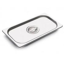 kit 2 Tampas de Cuba Gastronomica Inox 1/3 Sem Recorte - Brasinox