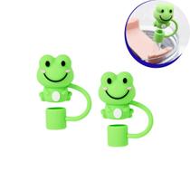 Kit 2 Tampas de Silicone para Canudo 10mm Copo Térmico Stan Academia