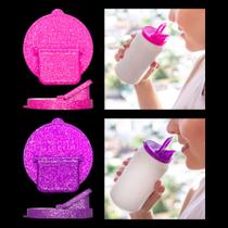 Kit 2 tampas para lata de bebida, reutilizável, sujeiras por fora, gás por dentro, BPA free, LA TAPITA Glitter