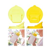 Kit 2 tampas para lata de bebida, reutilizável, sujeiras por fora, gás por dentro, BPA free, LA TAPITA