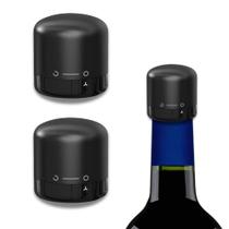 Kit 2 Tampas Rolha Vácuo Hermética P/ Vinho Espumante