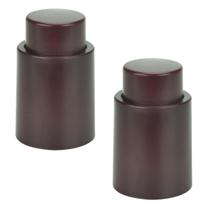 Kit 2 Tampas Rolhas Plásticas à Vácuo para Vinho Unyhome