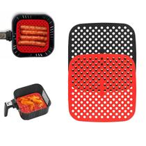 Kit 2 Tapete Airfryer Silicone Protetor Forro Universal 19Cm