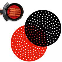 Kit 2 Tapete Airfryer Silicone Protetor Forro Universal 22Cm