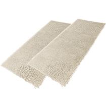 Kit 2 Tapete De Banheiro Bolinha Microfibra Antiderrapante 100 Poliéster 0,50mx1,00m
