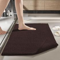 Kit 2 Tapete De Banheiro Microfibra Bolinha Antiderrapante 40x60 Absorvente Absorção