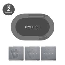 Kit 2 Tapete De Box Antiderrapante Banheiro Arredondado Borracha Tecnologica