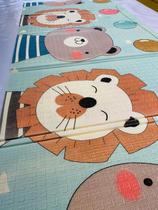 Kit 2 Tapete Grande De bichos Interativos Dobrável Tatame térmico Educativo Infantil bebe e criança
