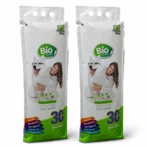 Kit 2 Tapete Higiênico Bio Pads 80x60cm 60un Alta Absorção Kit 2 Tapete Higiênico Bio Pads 80x60cm 60un Alta Absorção