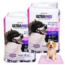 Kit 2 Tapete Higienico Lavanda Cachorro 60x80cm 60Un Premium