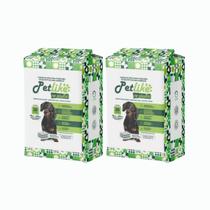 Kit 2 Tapete Higiênico No Plastic 75x60 28Un Pet Like