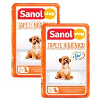 Kit 2 Tapete Higiênico Sanol Dog para Cães Adultos e Filhotes com 7 Unidades