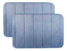 Kit 2 Tapete Para Banheiro Antiderrapante Soft Macio 60x40cm Kit 2 Tapete Para Banheiro Antiderrapante Soft Macio 60x40cm
