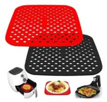 Kit 2 Tapete Protetor Silicone Quadrado Fritadeira Air Fryer