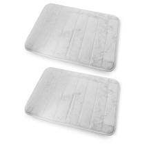 Kit 2 Tapete Soft 60x40 para Banheiro Microfibra Macio Preto Cinza Absorvente Giftutil Capacho Kit 2 Tapete Soft 60x40 para Banheiro Microfibra Macio Preto Cinza Absorvente Giftutil Capacho