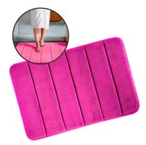 Kit 2 Tapete Ultra Absorvente 60x40cm Antiderrapante Homelar-Cinza Claro